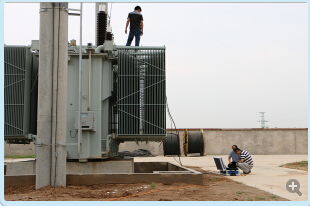 中鐵電氣化局集團西安電氣化工程采購我司一批設備現場調試圖